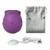 RoseBud 10 Function Clitoral Sucking Vibrating Silicone Rechargeable PURPLE